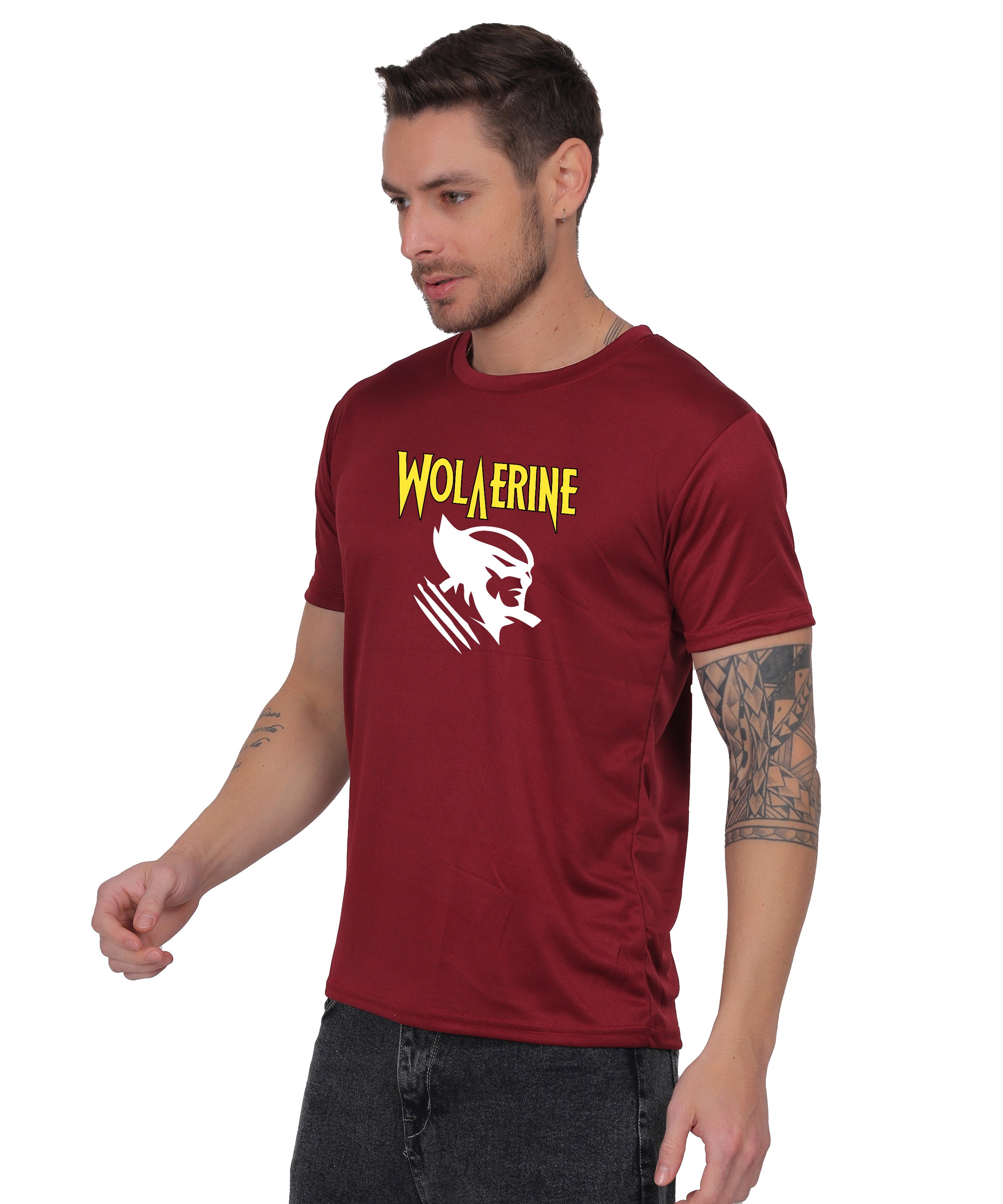 Wolverine Graphic Print Cotton T-Shirt, Casual Wear