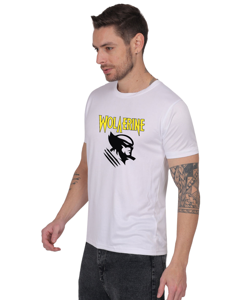 Wolverine Graphic Print Cotton T-Shirt, Casual Wear